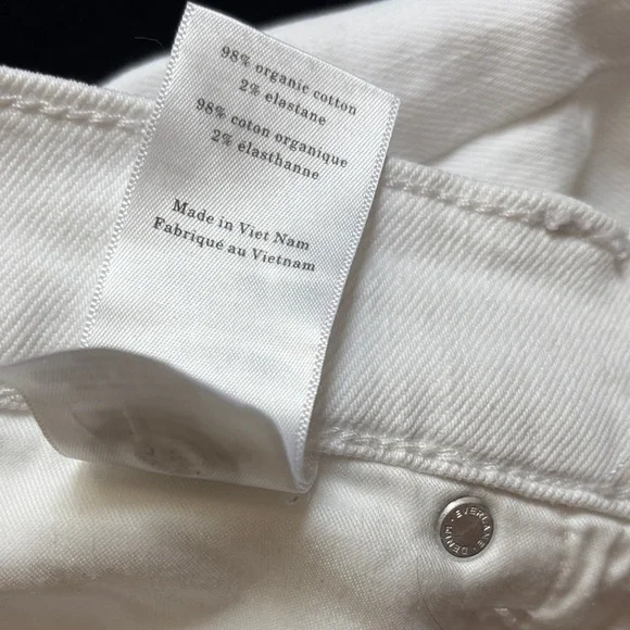 Everlane Way-High Sailor 2.0 Jean in Ecru White Wide Leg - Picture 7 of 7